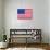 American Flag-null-Art Print displayed on a wall
