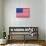 American Flag-null-Mounted Art Print displayed on a wall