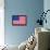 American Flag-null-Framed Poster displayed on a wall