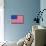 American Flag-null-Mounted Poster displayed on a wall