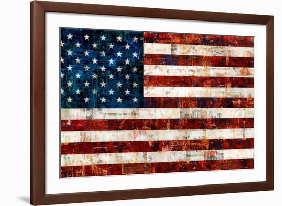 American Flag-Stella Bradley-Framed Giclee Print