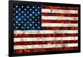 American Flag-Stella Bradley-Framed Giclee Print