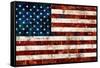 American Flag-Stella Bradley-Framed Stretched Canvas