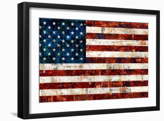 American Flag-Stella Bradley-Framed Giclee Print