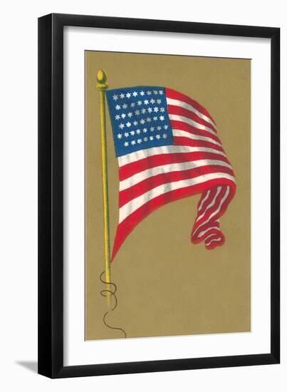 American Flag-null-Framed Art Print