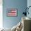 American Flag-Paul Brent-Framed Art Print displayed on a wall