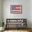 American Flag-Paul Brent-Framed Art Print displayed on a wall