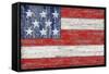 American Flag-Paul Brent-Framed Stretched Canvas