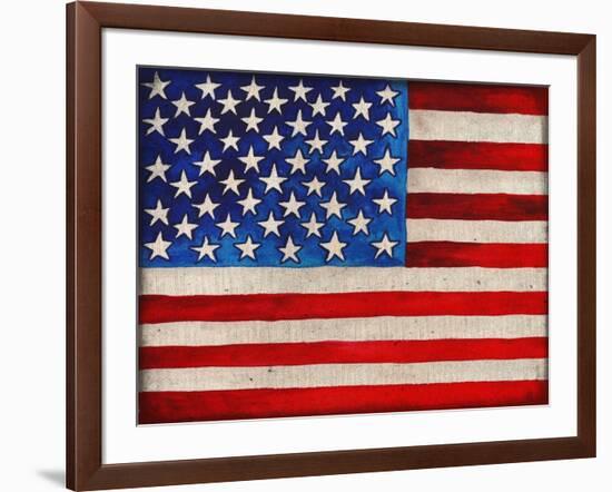American Flag-Elizabeth Medley-Framed Art Print
