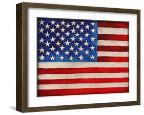 American Flag-Elizabeth Medley-Framed Art Print