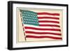 American Flag-null-Framed Art Print