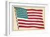 American Flag-null-Framed Art Print