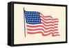 American Flag-null-Framed Stretched Canvas