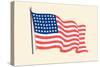 American Flag-null-Stretched Canvas
