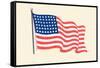 American Flag-null-Framed Stretched Canvas