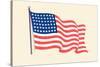 American Flag-null-Stretched Canvas