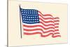 American Flag-null-Stretched Canvas