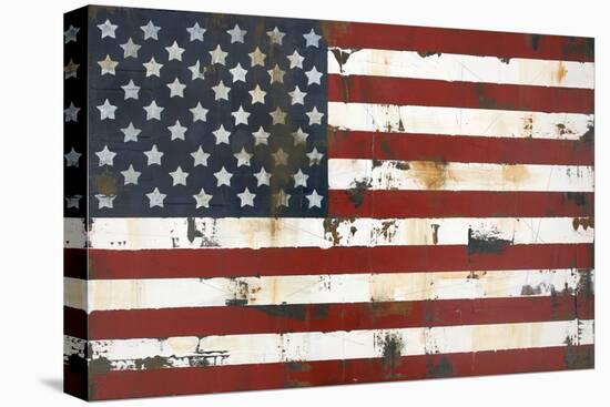 American Flag-Melissa Lyons-Stretched Canvas