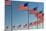 American Flags Flying at the Washington Monument, Washington Dc.-Jon Hicks-Mounted Photographic Print