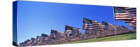 American Flags in Memory of 9/11, Pepperdine University, Malibu, California, USA-null-Stretched Canvas