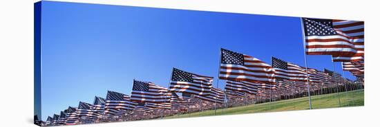 American Flags in Memory of 9/11, Pepperdine University, Malibu, California, USA-null-Stretched Canvas