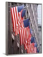 American Flags on Fifth Avenue, New York City-null-Framed Photographic Print