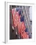 American Flags on Fifth Avenue, New York City-null-Framed Photographic Print