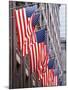 American Flags on Fifth Avenue, New York City-null-Mounted Photographic Print