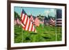 American Flags-Gary Tognoni-Framed Photographic Print