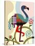 American Flamingo-Lanre Adefioye-Stretched Canvas