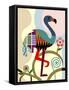 American Flamingo-Lanre Adefioye-Framed Stretched Canvas