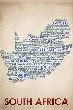 Upside Down Map of the World-American Flat-Giclee Print