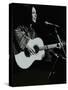 American Folk Musician Julie Felix Performing at the Forum Theatre, Hatfield, Hertfordshire-Denis Williams-Stretched Canvas