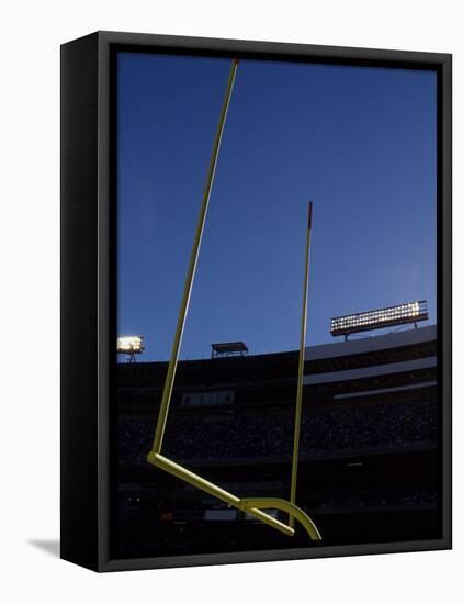 American Football Field Goal Post-Paul Sutton-Framed Stretched Canvas