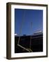 American Football Field Goal Post-Paul Sutton-Framed Photographic Print