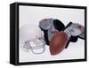 American Football Gear-null-Framed Stretched Canvas