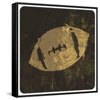 American Football Illustration. With Grunge Texture-pashabo-Framed Stretched Canvas