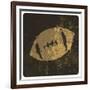 American Football Illustration. With Grunge Texture-pashabo-Framed Art Print