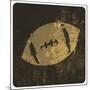 American Football Illustration. With Grunge Texture-pashabo-Mounted Art Print