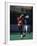 American Football Player Reaching for the Ball-null-Framed Photographic Print