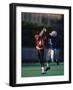 American Football Player Reaching for the Ball-null-Framed Photographic Print