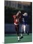 American Football Player Reaching for the Ball-null-Mounted Photographic Print