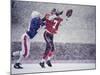 American Football Player Reaching for the Ball-null-Mounted Photographic Print