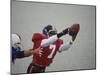 American Football Player Reaching for the Ball-null-Mounted Photographic Print