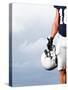 American Football Player Standing Strong-yobro-Stretched Canvas