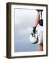 American Football Player Standing Strong-yobro-Framed Photographic Print