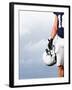 American Football Player Standing Strong-yobro-Framed Photographic Print