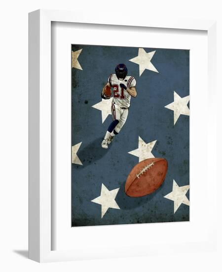 American Football-null-Framed Art Print