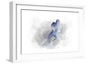 American Footballer 1-Marlene Watson-Framed Premium Giclee Print