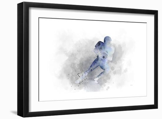 American Footballer 1-Marlene Watson-Framed Giclee Print